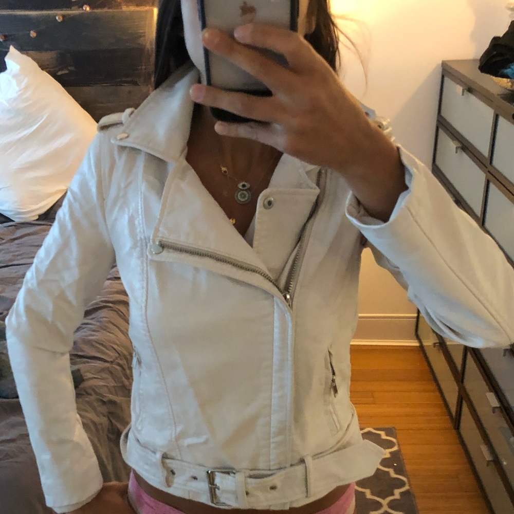 Forever 21 vegan leather moto jacket